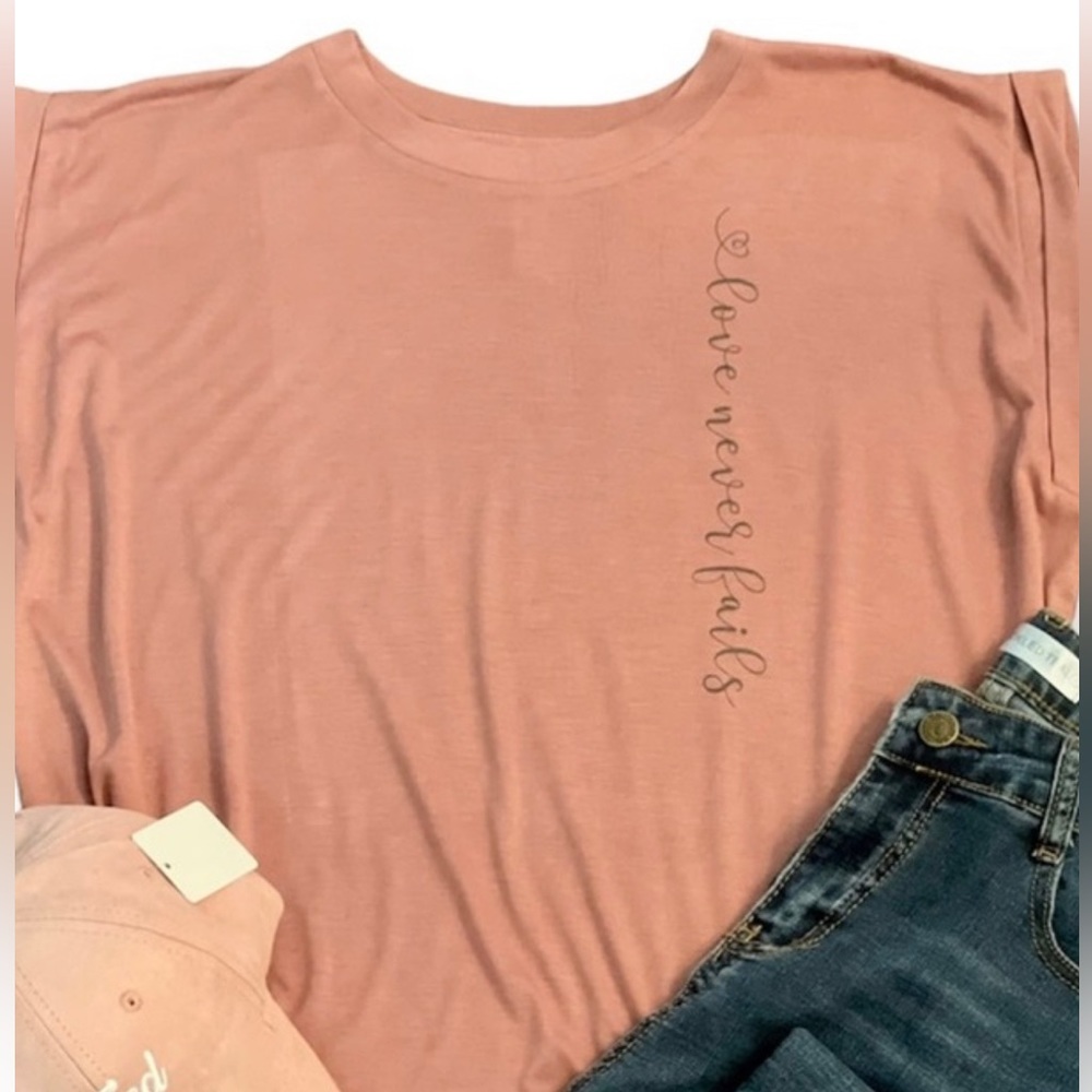 NEW*Love Never Fails Flowy Top